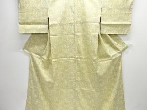 未使用品　本場結城紬　有栖川文様織り出し着物